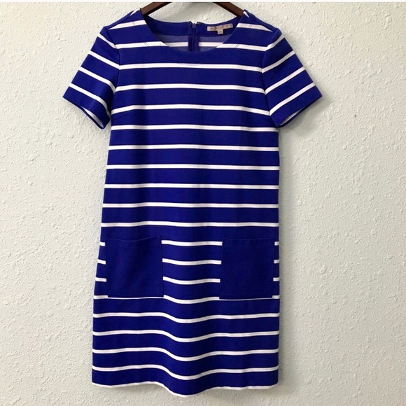 GAP Dresses & Skirts - GAP Blue/White Striped Dress w/ Pockets